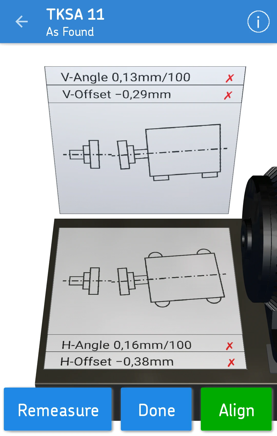 Shaft Alignment Tool TKSA 11 screenshot